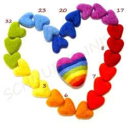 birthday ring plugs hears, say it with love, B-day hearts plugs