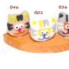 birthday ring plugs cats, funny cat faces, happy cats wooden plug
