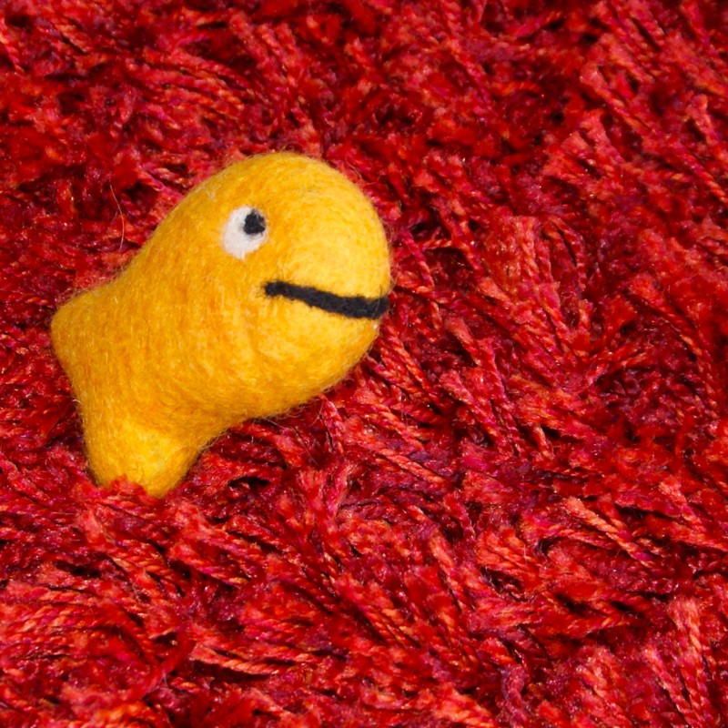 birthday ring plugs fish, funny felt fishes, happy felt fish plug