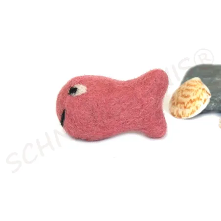 birthday ring plugs fish, funny felt fishes, happy felt fish plug