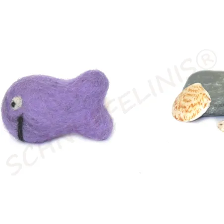 birthday ring plugs fish, funny felt fishes, happy felt fish plug