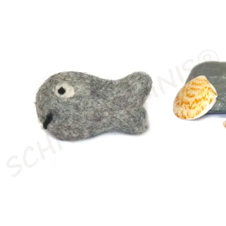 birthday ring plugs fish, funny felt fishes, happy felt fish plug
