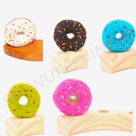 Birthday ring plug donuts