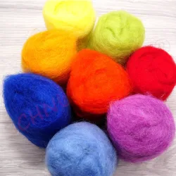 Felt DIY Kit, Starter set, felting, Rainbow, montessori