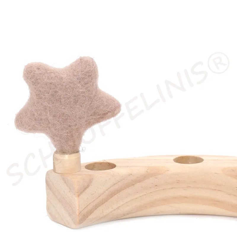 birthday ring plugs, are decorative in the annual ring, felt stars