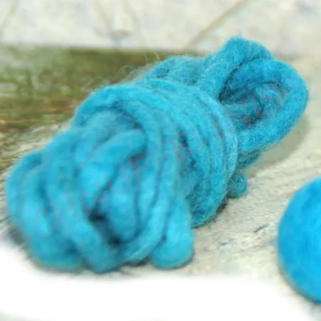 felt cord, baby mobile supply, felt balls, cords