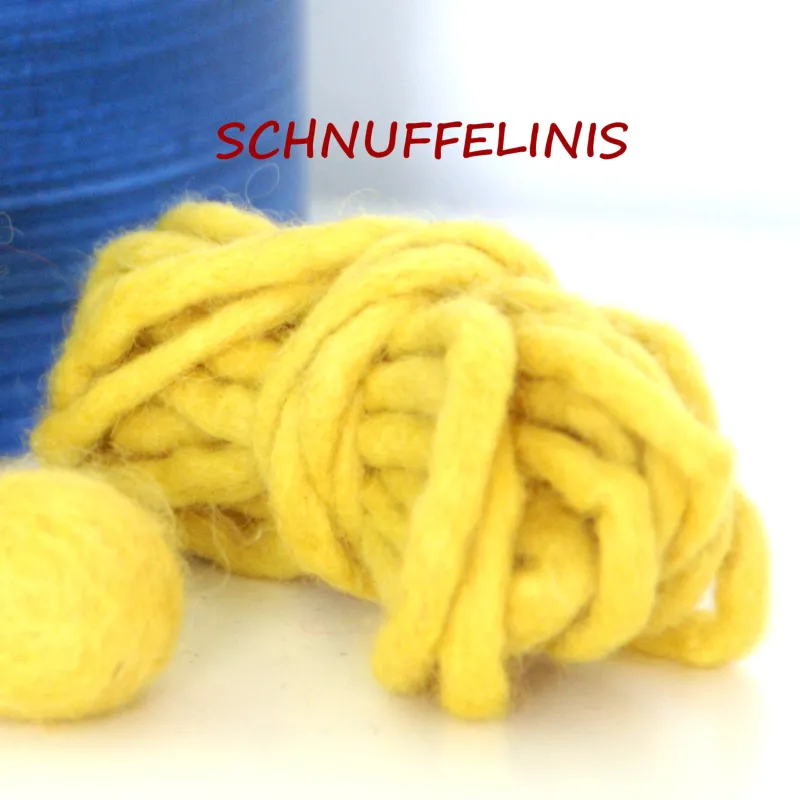 felt cord, felt supplies, Baby felt items, felt balls, Schnuffelinis