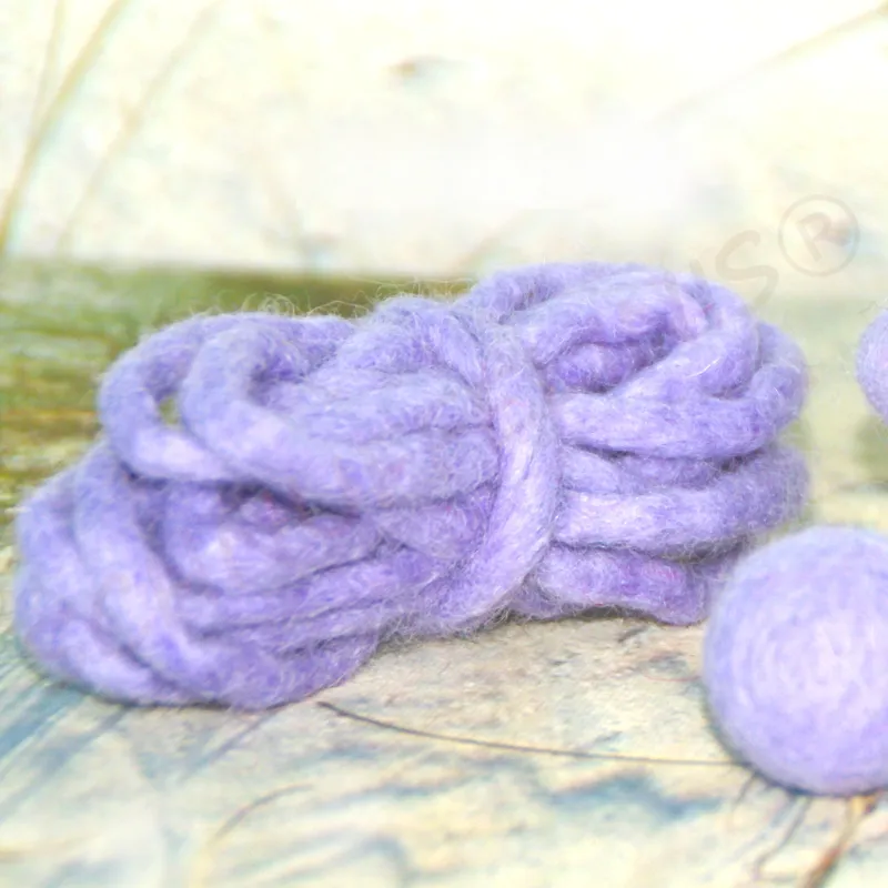 felt cord, felt supplies, Baby felt items, felt balls, Schnuffelinis