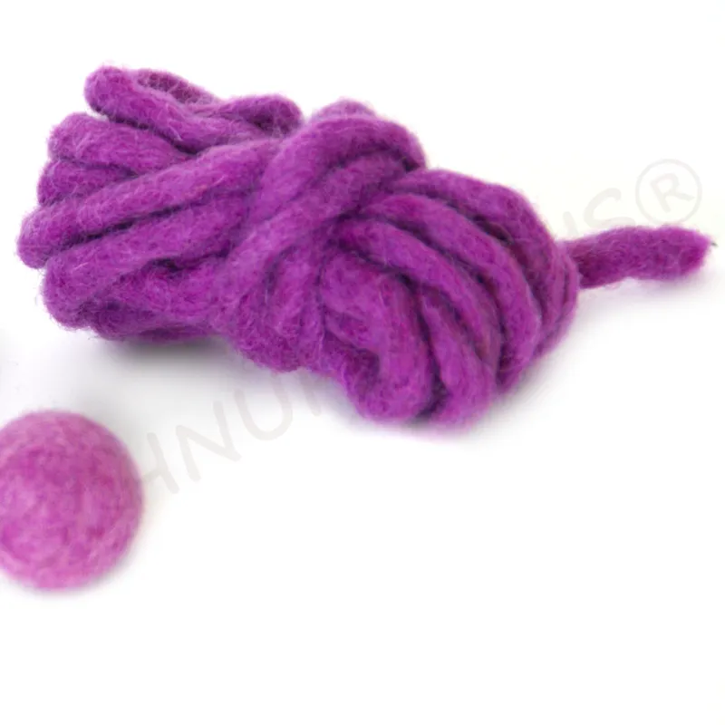 felt cord, felt supplies, Baby felt items, felt balls, Schnuffelinis