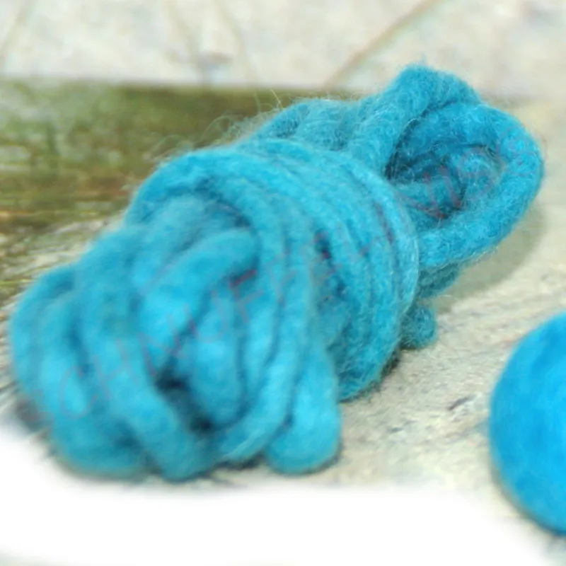 felt cord, felt supplies, Baby felt items, felt balls, Schnuffelinis