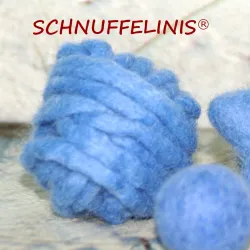 Filzschnur dick - 23 hellblau
