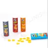 Miniature chips tin, mini potato chips set, tiny chips set