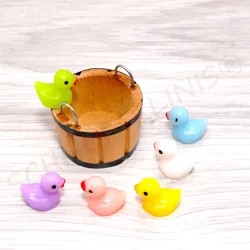 6 couleurs différentes pour les  canards de bain  au choix, Canard