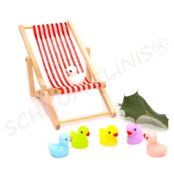 6er Set Gnome bath ducks, decorative gnomes, bathing ducks miniature