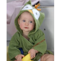 bath robe, owl robe, bath robes toddler, Owl bathrobe baby