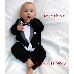 Elegante Taufschuhe für Babys, handgefertigten Lauflernschuhe schwarz weiß