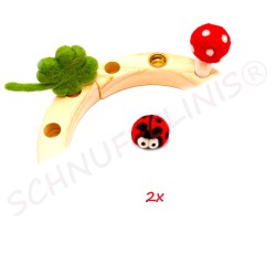 Geburtstagsringe natur Holz, Ringe Geburtstage, Kindergeburtstag Idee