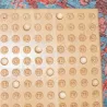 number boards 100, felt balls math montessori toy