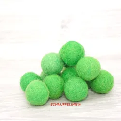 Set di palle di Natale,  Ghirlande di palline feltro irlandese verde