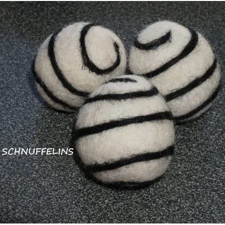 Ostereier aus Filz, bunte Filzeier, Ostereier, Filzkugeln zu Ostern