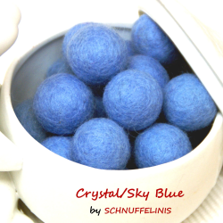 Felt balls 4 sizes mix 3