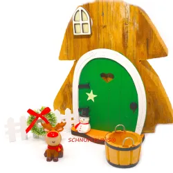 Lutins miniatures, Tomte ou gnomes à la maison, Lutin set porte