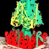 Carte de Noël Sapin 3D dans une enveloppe, Sapin de Noël