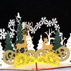 Waldtiere Weihnachtskarte, Weihnachtskarte Tieren, Weihnachtsgrüsse