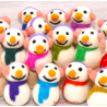Geburtstagsringe Schneemänner, gefilzter Schneemann Stecker Holzring
