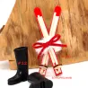 Miniature decoration set, tiny tomte gnome set, tiny Christmas idea