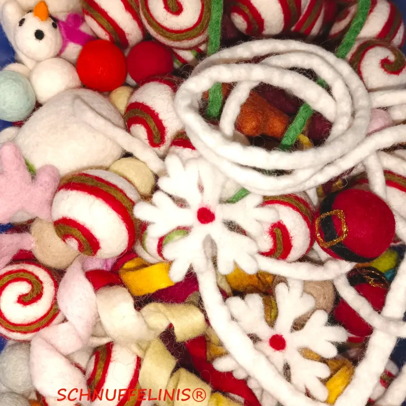 Filz Sonderangebot, Großpackung Basteln, Adventmix Weihnachten Kinder Filz Sonderangebot, Großpackung Basteln, Adventmix Weihnachten Kinder