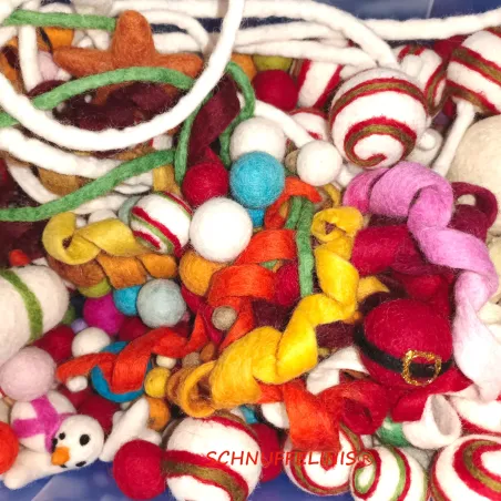 whole sale felt balls 250gr/8,81oz., felt balls different sizes mix