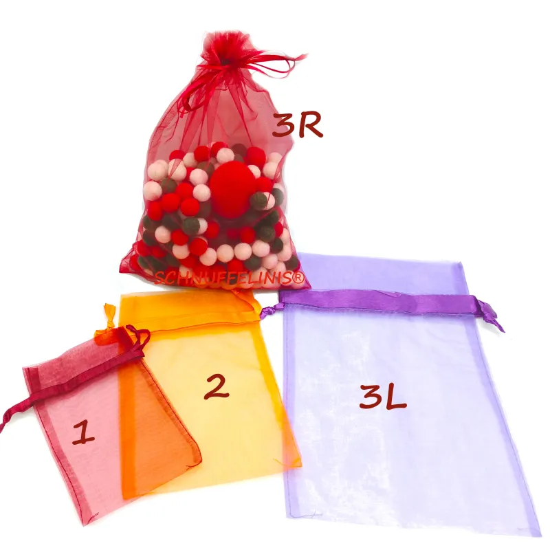 Fabric bag gift packaging Schnuffelinis, stockings toddler children