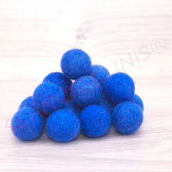 felt balls 4sizes 50pcs. drumbeat mix