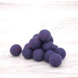 felt balls 4sizes 50pcs. drumbeat mix