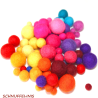 felt balls size mix