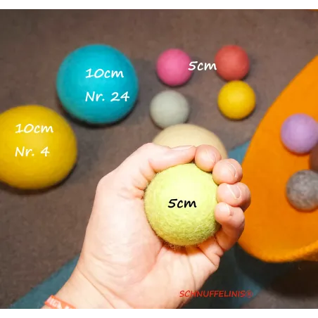 Filzkugeln 5cm, Wolle Pompons Trommelköpfe, Filzbälle Schläger Kugeln
