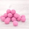 felt balls mix, 3 different sizes felt balls, felt balls mobile DIY