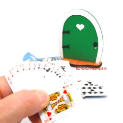 Miniature game of cards...