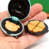 Miniature decoration set, tiny waffle maker set, tiny Christmas idea