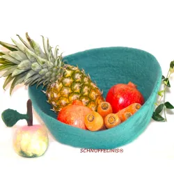 felt bowls, felt toy, Rainbow felt, Montessori toy