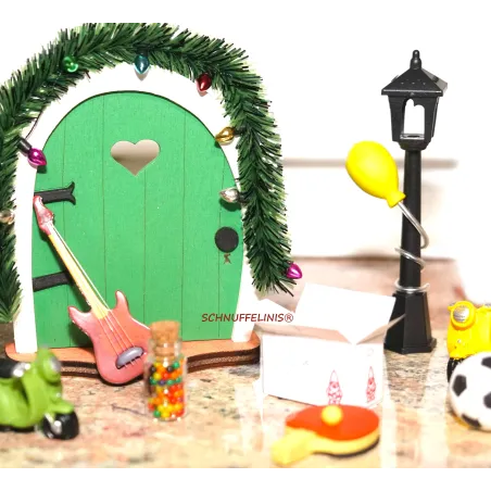 Miniature moving in set, tomte moves in our house, dollhouse gnome set
