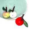 Palline di feltro infeltrite mele dell'amore 6cm, Montessori