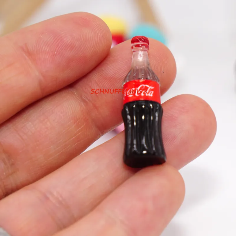 Miniatur Flasche Wichtel Cola, Mini Milch Wichtel, Miniatur Zubehör Miniatur Flasche Wichtel Cola, Mini Milch Wichtel, Miniatur Zubehör