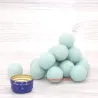 Felt balls pastel frozen mist set