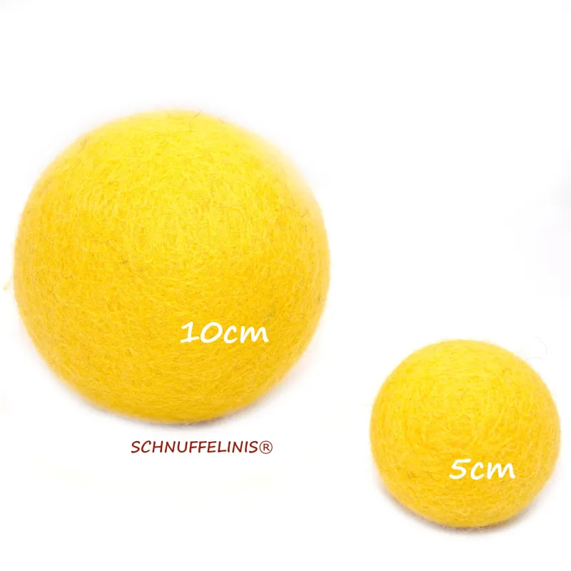Filzkugeln 5cm, Wolle Pompons Trommelköpfe, Filzbälle Schläger Kugeln