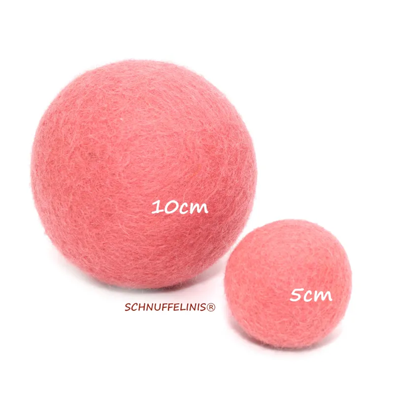 Filzkugeln 5cm, Wolle Pompons Trommelköpfe, Filzbälle Schläger Kugeln