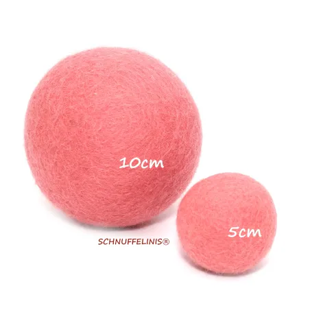 Filzkugeln 5cm, Wolle Pompons Trommelköpfe, Filzbälle Schläger Kugeln
