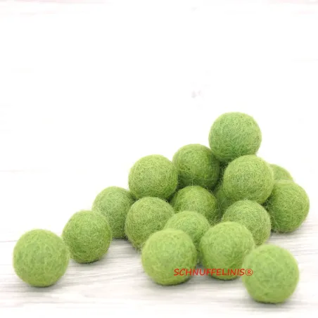 Gomitoli di feltro, Le palle di feltro