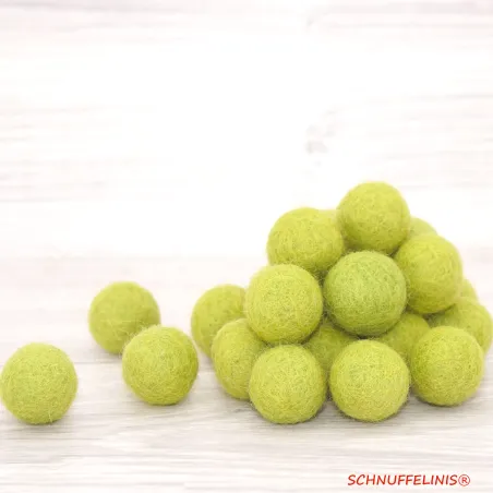 Boules de feutre de vos tailles, boules de feutre